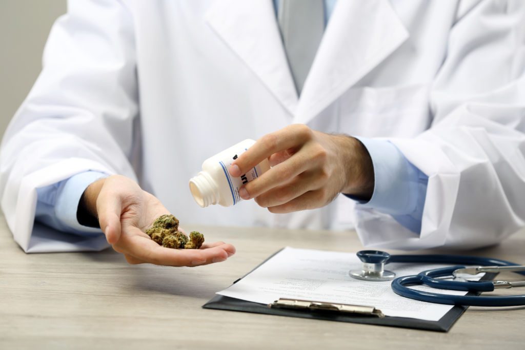 doctor prescribing marijuana